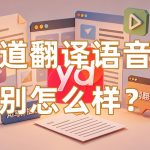 有道翻译语音识别怎么样？