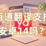 有道翻译支持安卓14吗？