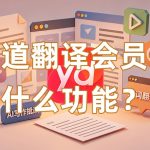 有道翻译会员有什么功能？